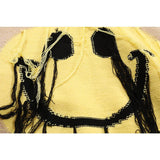 Justin Bieber Drew House Sweater Loose Oversize All Matching Sweater Sweater for Men and Women