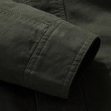 Men Fit Bomber Jacket Windbreaker Moto Street Coat Men's Jacket Autumn Jacket Solid Color Badge Casual Cargo Pants