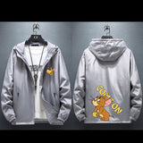 Tom and Jerry Hoodie Spring and Autumn Men's Raccoon Large Size Loose