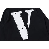 Vlone Hoodie I Love ATL Tee Love Heart Red Heart Men's Couple Hooded Coat