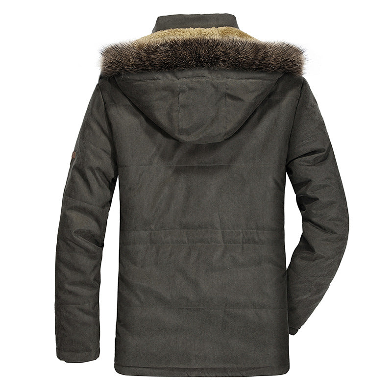 Bane Coat Cotton Padded Jacket with Velvet Thickening