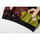 Off White Winter Fleece Sweatshirts Autumn and Winter Letters Crew Neck Pullover Sweater Men and Women