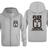 Back to the Future Costume Fleece Men's Zipper Sweater