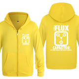 Back to the Future Costume Fleece Men's Zipper Sweater