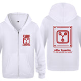 Back to the Future Costume Zip Sweater Back to the Future