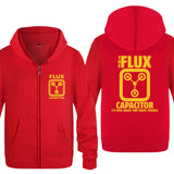Back to the Future Costume Fleece Men's Zipper Sweater