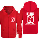 Back to the Future Costume Fleece Men's Zipper Sweater