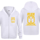 Back to the Future Costume Fleece Men's Zipper Sweater