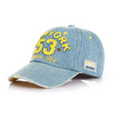 Yankee Baseball Cap Denim Baseball Cap Outdoor Leisure