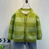 Toddler Boys Sweater Boys' Knitted Sweater Coat Spring and Autumn Clothing
