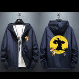 Tom and Jerry Hoodie Spring and Autumn Men's Raccoon Large Size Loose