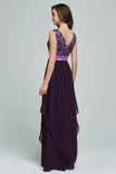 Prom Dresses Women's Chiffon Stitching Lace Sleeveless Jumpsuit Large Swing Long Dress Evening Dress