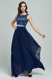Prom Dresses Women's Chiffon Stitching Lace Sleeveless Jumpsuit Large Swing Long Dress Evening Dress