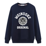 Diana Harvard Sweatshirt Baggy Coat Long Sleeve Top