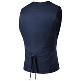 Tuxedo Vests Men Suit Vest Spring Chest Color Matching Men's Gentleman Suit
