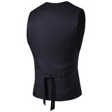 Tuxedo Vests Men Suit Vest Spring Chest Color Matching Men's Gentleman Suit