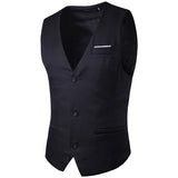Tuxedo Vests Men Suit Vest Spring Chest Color Matching Men's Gentleman Suit