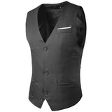 Tuxedo Vests Men Suit Vest Spring Chest Color Matching Men's Gentleman Suit