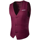 Tuxedo Vests Men Suit Vest Spring Chest Color Matching Men's Gentleman Suit