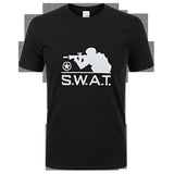 Tactics Style T Shirt for Men Cotton Tactical T-shirt Printed Casual T-shirt