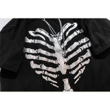 Men's T Shirt Summer Casual Tops Printed Short Sleeve T-shirt Men's Necklace Decorative Half Sleeve High Street Fashionable Half Sleeve