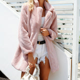 Full Length Faux Fur Coat Women's Imitation Fur Coat