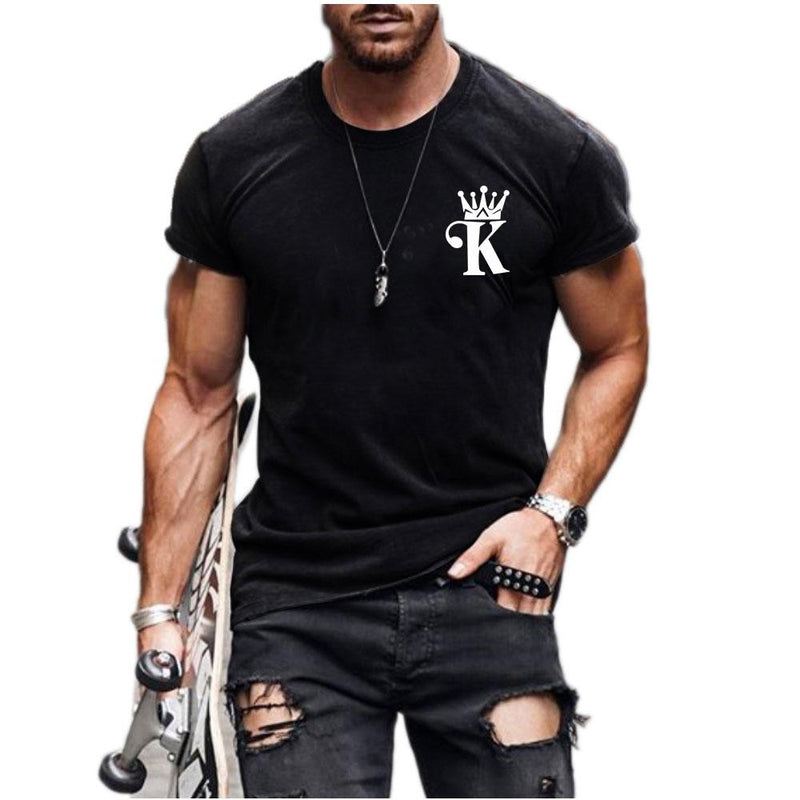 Tactics Style T Shirt for Men Fashion T-shirt Slim-Fit Printed Men's T-shirt