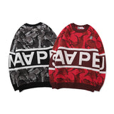 A Ape Print Hoodie