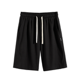 Men Shorts Casual Ice Silk Loose Solid Color Sports