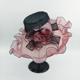 Kentucky Derby Hats Mesh Cap Wide Brim Hat