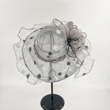 Kentucky Derby Hats Mesh Cap Wide Brim Hat