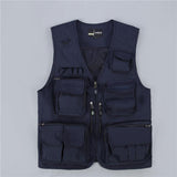 Tactics Style Men's Outdoor Vest Tactical Vest Spring and Autumn Four Seasons Wear Multi-Pocket Vest Large Size Men's Vest