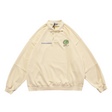 Blackair T Shirt Autumn Winter Retro Polo Collar Embroidered Sweater