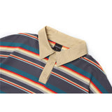 Men's T Shirt Summer Casual Tops Striped Short Sleeve Polo Shirt Men's Color Contrast Patchwork Half Sleeve Trendy Loose Half Sleeve