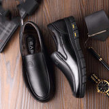 Loafers for Men Old Head Autumn and Winter Velvet Padded plus Size Pumps plus Size Casual Men's Shoes