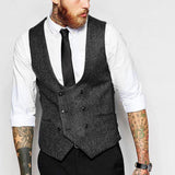 Tuxedo Vests Vintage Men's Slim Fit Vest Suit Vest