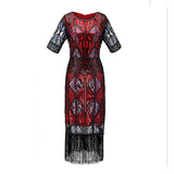 The Great Gatsby Prom Dresses Sequined Dress Sleeveless Vintage Dress