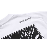 Cavempt Ce Life Cav @ Empt Retro Abstract Tunnel Printed Short Sleeve Men and Women