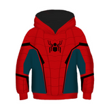 Men Spider Hoodie Spider-Man Anime 3D Sweater for Children