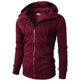 Tactics Style Men Sweatshirts & Hoodies Men's Sports Casual Jacquard Bathroom Hooded Jacket