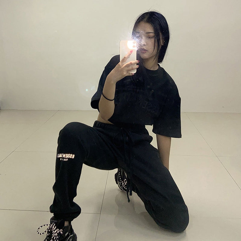 Fog Pant Trousers Pant Pants Sweatpants Men'S Trendy Loose Sports and Leisure Plus Size Retro Sports Fear Of God essential