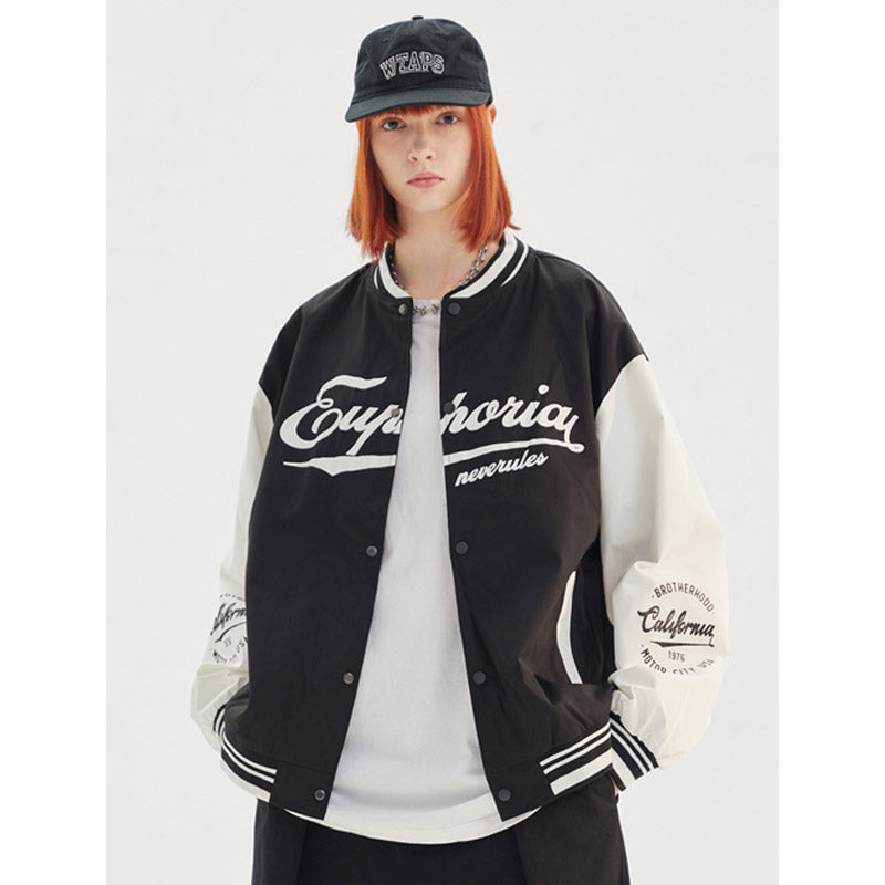 Letterman Jacket Outfit Senior Jackets Varsity Baseball Coat Spring and Autumn Baseball Uniform Men's and Women's Coats