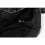 Present Hoodie Skull Rose Print Limited Distressed Loose Hooded Sweater