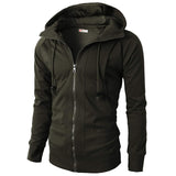 Tactics Style Men Sweatshirts & Hoodies Men's Sports Casual Jacquard Bathroom Hooded Jacket