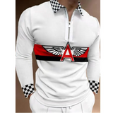 Polo Shirts Spring and Autumn Polo Shirt Men's T-shirt Top