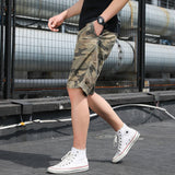 Men Cargo Shorts Casual Shorts Cotton Loose Camouflage Cargo Pants Men's Youth Straight Summer Men's Pants