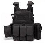 Tactics Style Men's Outdoor Vest Tactical Vest Outdoor Tactics Multi-Functional Military Training Tactical Vest