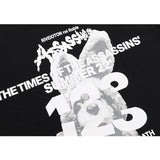 Rrr123 Sweatshirt Rabbit Graffiti Letter Print Loose Terry Sweater