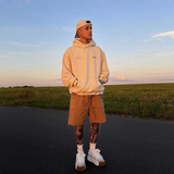 Present Hoodie Letter Printed Hoodie Hip Hop Loose Couple