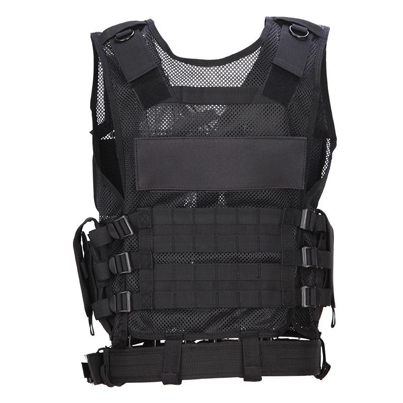 Tactics Style Men's Outdoor Vest Tactical Vest Tactical Vest Multi-Functional Vest Household Equipment Function Training Suit